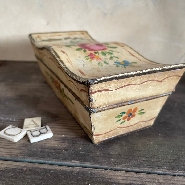 Beautiful Painted Tin Box