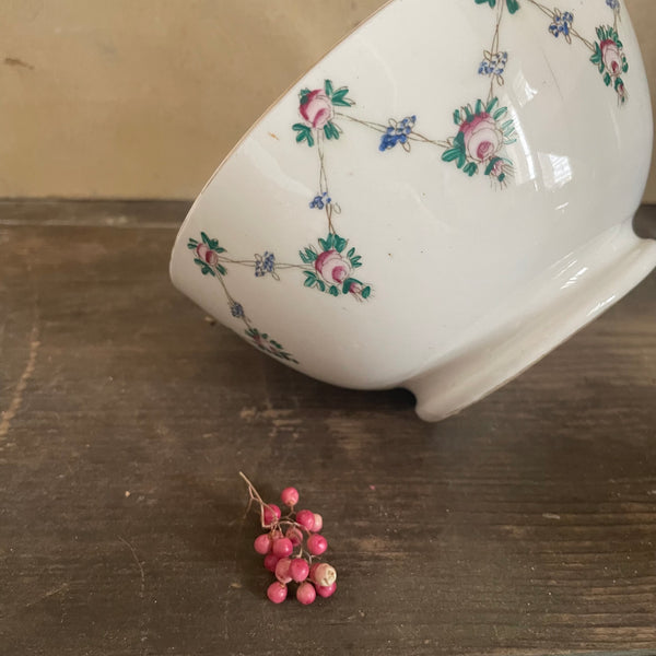 Antique Victorian Floral Bowl