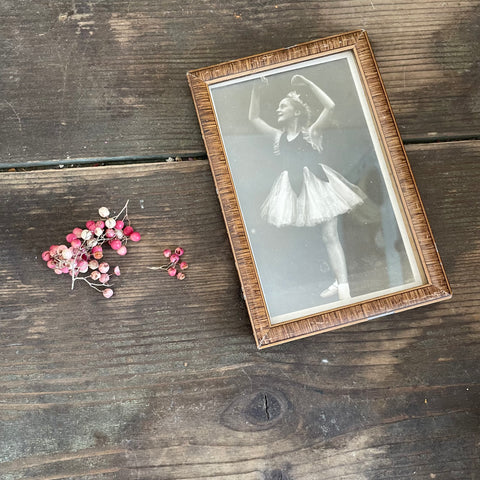 Vintage Ballet Photo & Frame