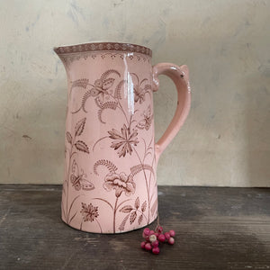 Antique Botanical Transfer Jug