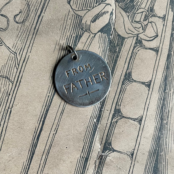 From Father Love Token Charm