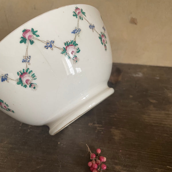 Antique Victorian Floral Bowl