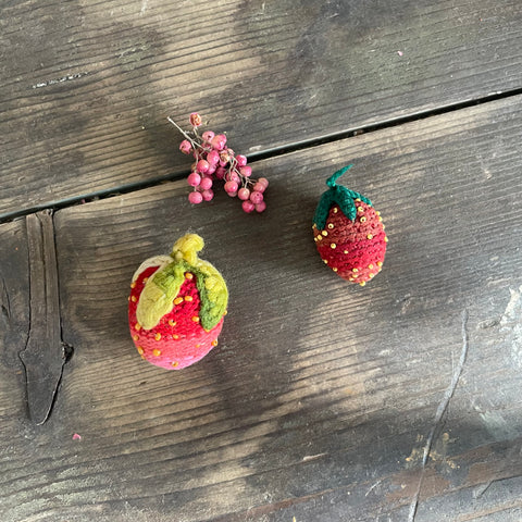 Antique Strawberry Pin Cushion