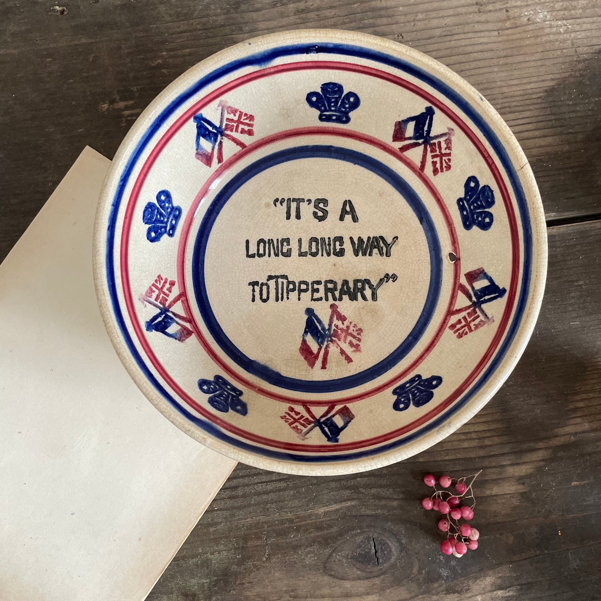 Antique 'It's a long way to Tipperary' Bowl