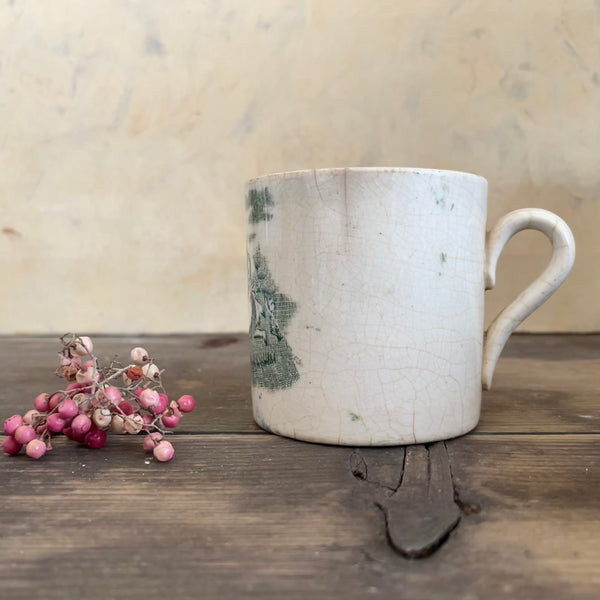 Antique Victorian Transfer Mug