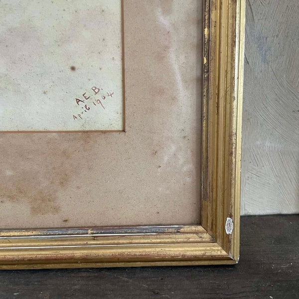 Antique Framed Watercolour Painting