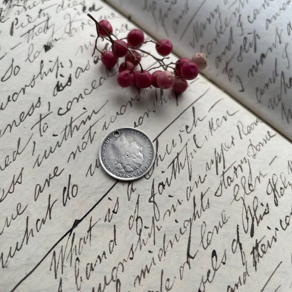 Victorian Tiny Love Token Charm