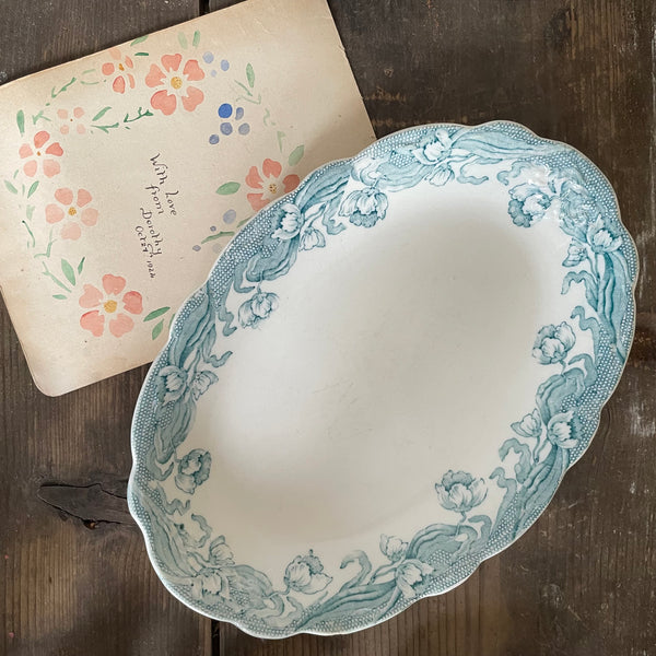 Vintage Pretty Transfer Plate