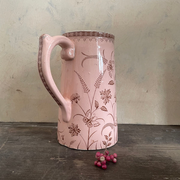 Antique Botanical Transfer Jug