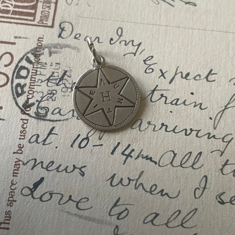 Victorian Auntie H Love Token Charm