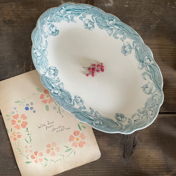 Vintage Pretty Transfer Plate