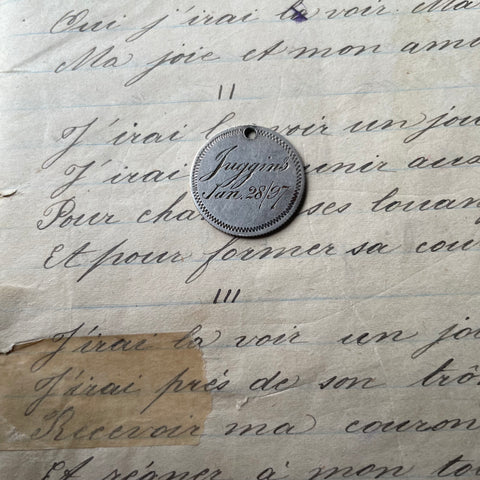 Victorian Juggins Love Token