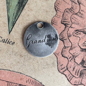 Victorian Grandma Love Token Charm