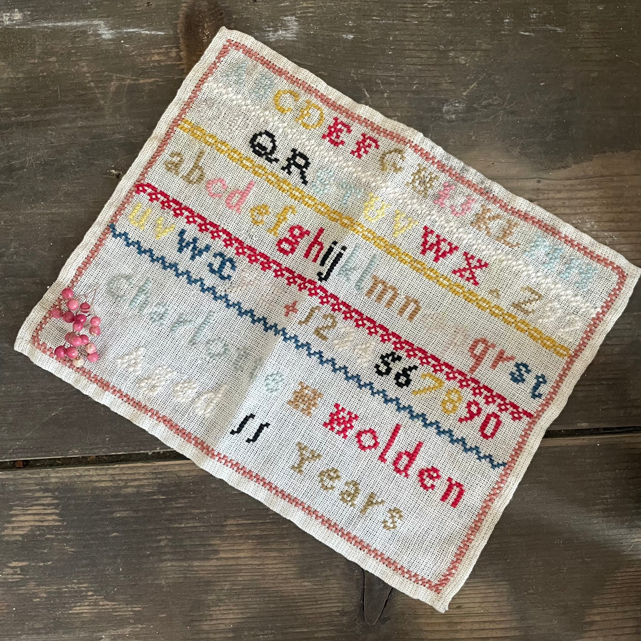 Antique Charlotte Sampler