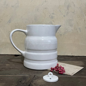 Vintage Crisp White Jug