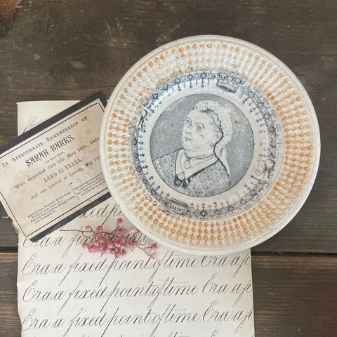 Antique Queen Victoria Plate