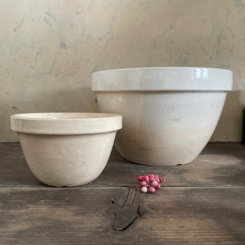 Antique Stained Pudding Bowl