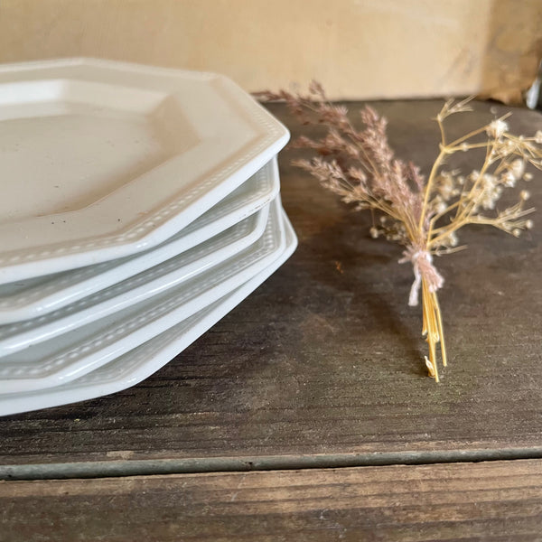 Five Ironstone Plates