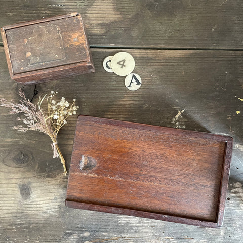 Antique Slide Lid Box