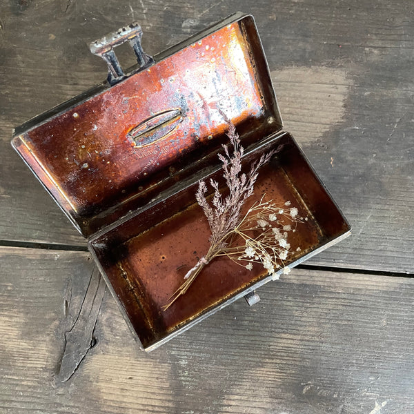 Antique Toleware Box