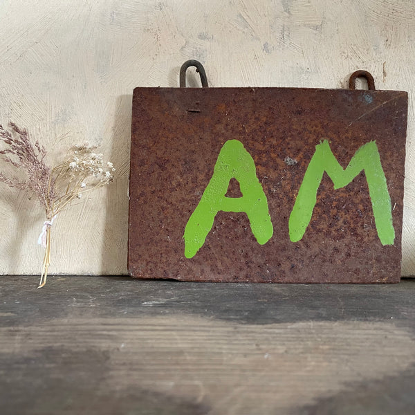 Vintage AM/PM Sign