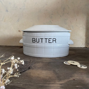 Victorian Butter Dish with Lid