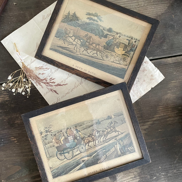 Antique Prints in Frames