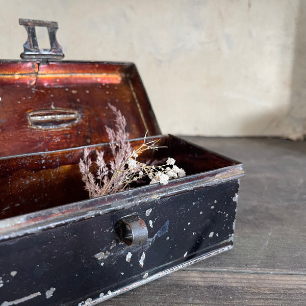 Antique Toleware Box