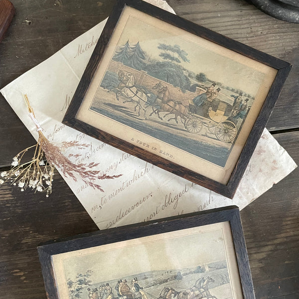 Antique Prints in Frames