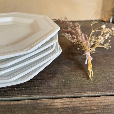 Five Ironstone Plates