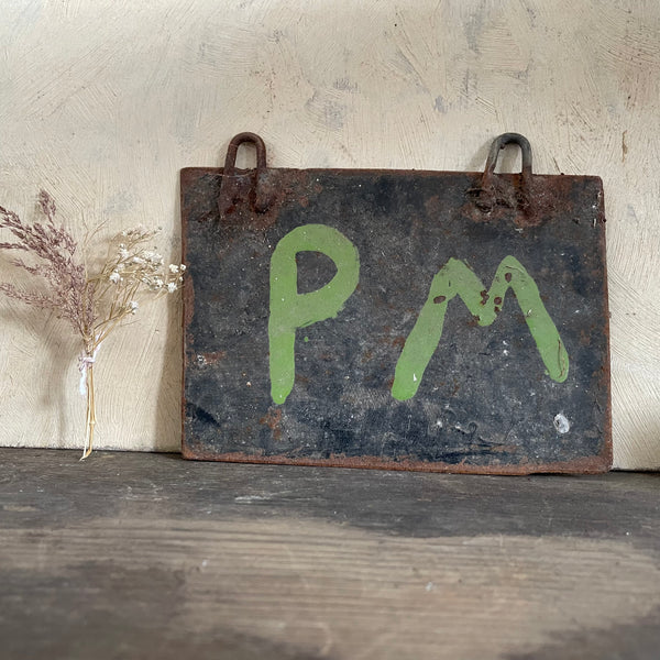 Vintage AM/PM Sign