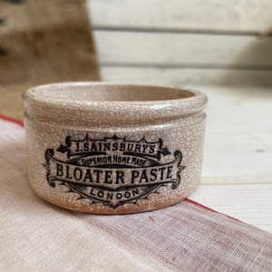 J.Sainsbury Bloater Paste Pot