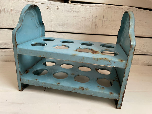 Vintage Metal Egg Rack