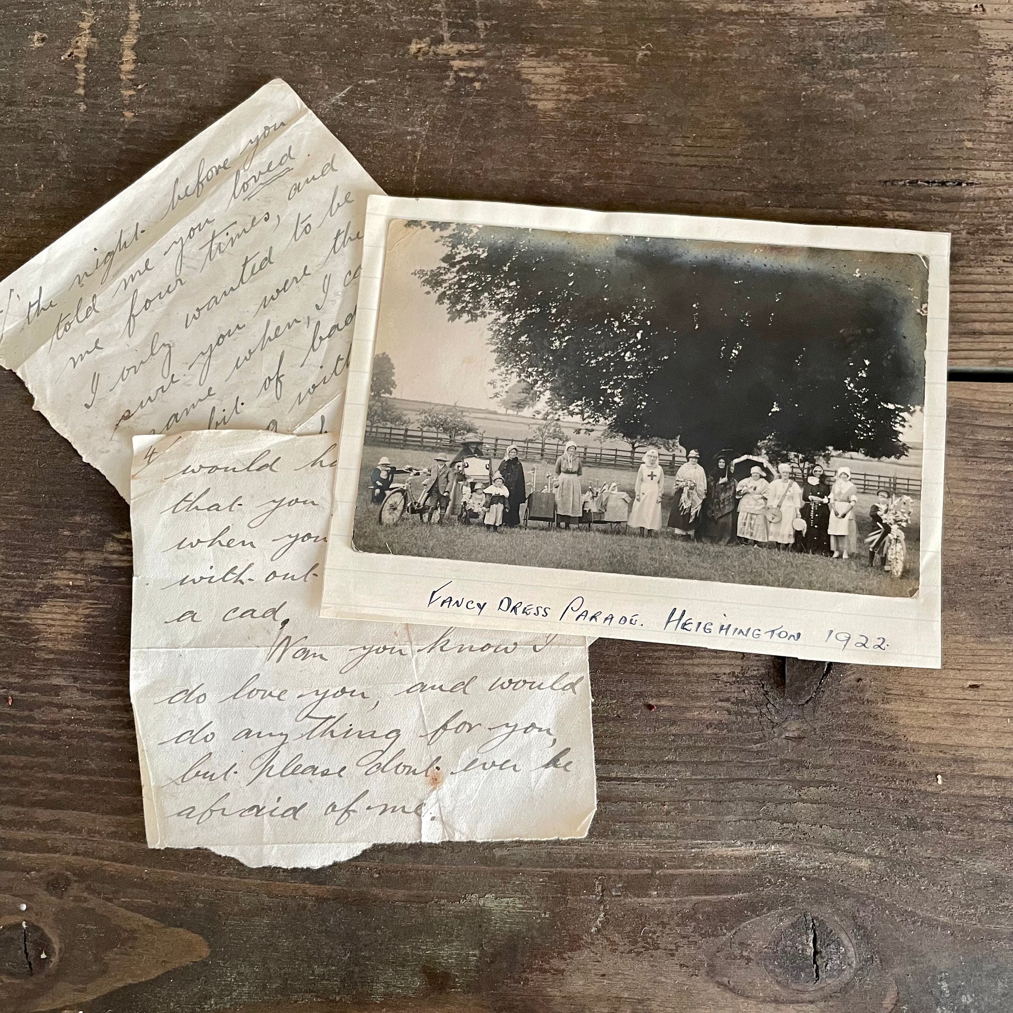 Antique Fancy Dress Group Photograph