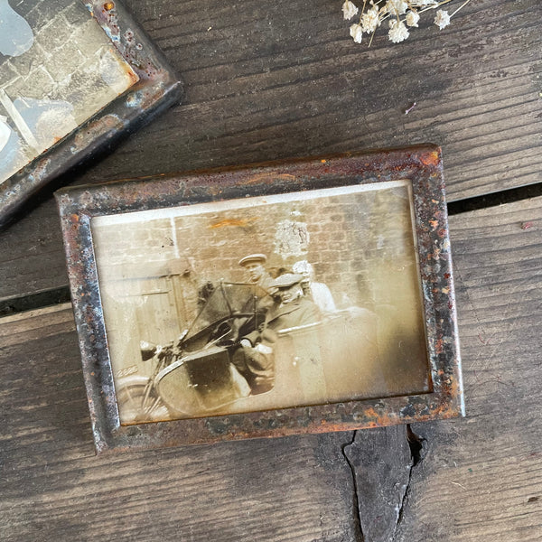 Vintage Tin Photo Frames