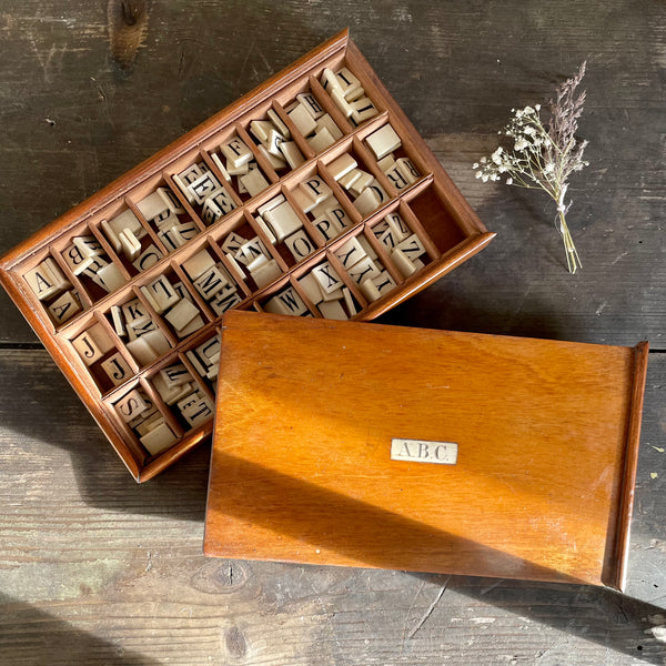 Reserved Rare Antique Victorian Spelling Letters