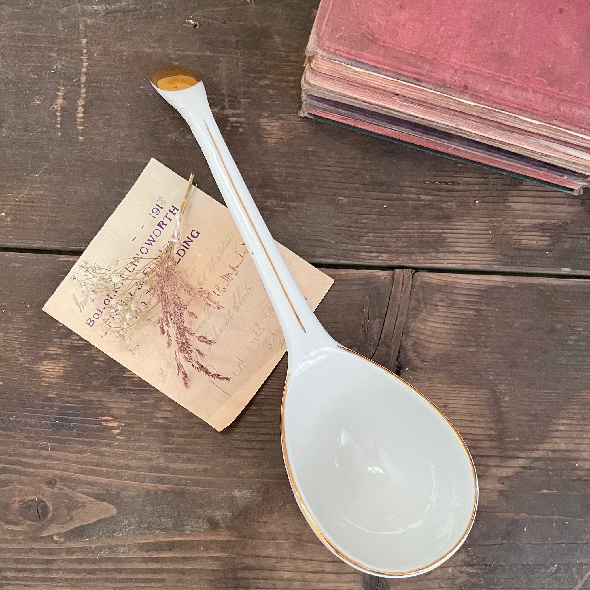 Vintage Ceramic Ladle